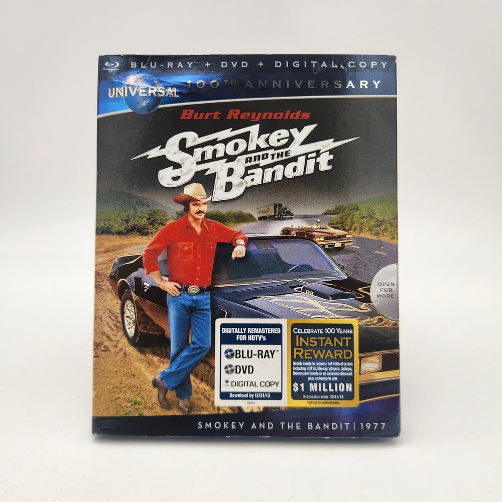 Smokey and the Bandit Blu-ray DVD 100th Anniversary Edition Burt Reynolds 1977